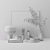 Artistic Decor Set: Painting, Lamp, Eames Bird 3D model small image 3