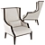 Elegant Bykepi Armchair: A Perfect Décor 3D model small image 1