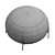 Saba Italia GEO Pouf - Modern and Stylish Seating Solution 3D model small image 3