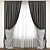 Elegant Detailed Curtain Design 3D model small image 1