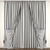 Elegant Detailed Curtain Design 3D model small image 3