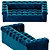 Kettleby Modern Sofa 3D model small image 2