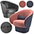 Modern COR - Roc Chair 3D model small image 1