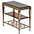Elegant 3-Tier Side Table 3D model small image 1