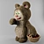 Bear and Raspberry Plush Toy 3D model small image 1