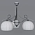 Athena's Grace Chandelier 3D model small image 3