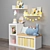 Sleek Kids Furniture Set 3D model small image 2