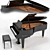 Bosendorfer Grand Piano 200: Masterful Artistry. 3D model small image 1