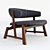 Sleek Sapao Lounge Chair - Comfy Elegance 3D model small image 1