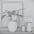 Elegant Home Decor Set 3D model small image 3