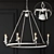 Elegant Tucker Chandelier - Ballard Designs 3D model small image 1