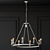 Elegant Tucker Chandelier - Ballard Designs 3D model small image 3