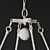 Elegant Tucker Chandelier - Ballard Designs 3D model small image 6