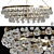 Glamour Stunner: Bling Chandelier 3D model small image 1