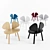 Nofred Mouse Chair - Stylish & Ergonomic Seating 3D model small image 2