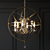 Elegant Crystal Orb Chandelier 3D model small image 1