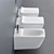 Duravit Viu Wall-Hung WC 3D model small image 2