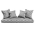 Cozy Corner Window Seat Pillows 3D model small image 3