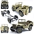 Vintage Low Poly Willys Model 3D model small image 2