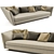 Modern and Versatile Minotti Seymour 02 3D model small image 1