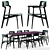 Elegant Giorgetti Alexa Table & Chairs 3D model small image 1