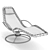 Surf Deckchair: Stylish and Comfortable 3D model small image 3
