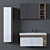 Siena Bathroom Furniture Set | Wood Texture 3D model small image 2