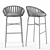 Bud Woven Barstool: Sleek and Stylish Seating 3D model small image 3