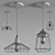 Rustic Metal DIY Pendant Light 3D model small image 2