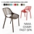 Niwa Fast Chair: Stylish, Durable, Outdoor/Indoor 3D model small image 2