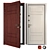 Classico 1 Entrance Metal Door 3D model small image 1