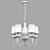 Elegant LOEWE Chandelier - Illuminate Your Space 3D model small image 2