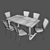 Bridell Mod M-2099-2: Elegant Dining Chair 3D model small image 2