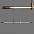 LINE Pendant Lamp by d'Armes: Sleek Canadian Design 3D model small image 1