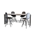 Luxury Table & Chair Set 3D model small image 3