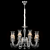 Handcrafted Art-Deco Chandelier 3D model small image 1