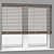 Natural Wood Window Blinds 3D model small image 2