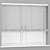 Natural Wood Window Blinds 3D model small image 3
