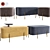 Sleek Alba Ottomans 3D model small image 2