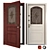 Classico 5 Metal Entrance Door - Your Frame 3D model small image 1