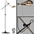 Steampunk Floor Lamp Extension Pole 3D model small image 1