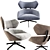 Modern Camila Lounge Armchair 3D model small image 2