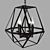 Elegant Vigore Chandelier 3D model small image 1