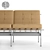 Modern Leather Sofa: C416 Kho Liang Le 3D model small image 2