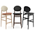 Ariake Outline Bar Stool: Sleek and Stylish 3D model small image 1