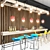 Sleek Home Bar Counter 3D model small image 2