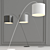Nowodvorskiy Alice Floor Lamp: Modern Stylish Design 3D model small image 1