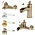 Boheme Vogue Collection: Stylish Mixers for Sink, Bath & Shower 3D model small image 1