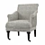 Cozy Cotswald Armchair | Classic Comfort in Your Home 3D model small image 1