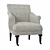 Cozy Cotswald Armchair | Classic Comfort in Your Home 3D model small image 2